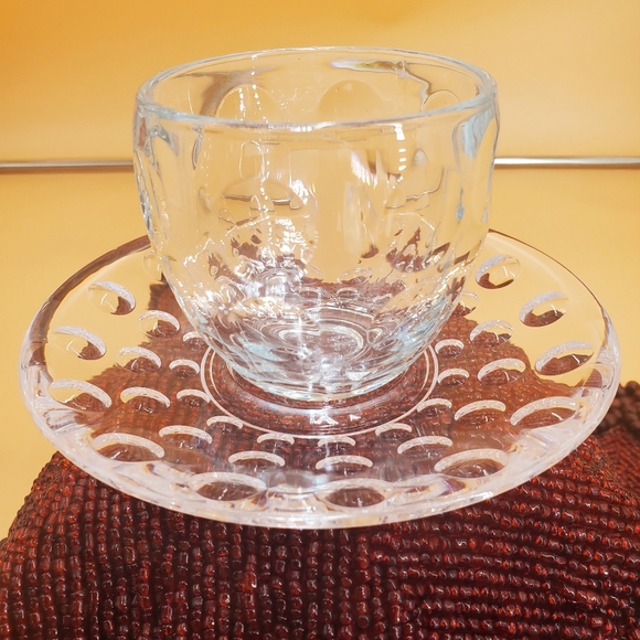 Set Of 2 Guzzini Venice Bubble Expresso Cup w/Saucer, Made In Italy (C21)** - Picture 3 of 12